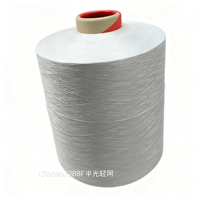 Fil fantaisie en polyester brut de qualité AA YoungSurge 100% DTY 150D/288F SD Sim S+Z pour le filage, le tissage, le tricot, la couture, la broderie