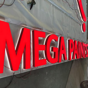 Tùy chỉnh 3D Nhôm kênh thư dấu hiệu <span class=keywords><strong>LED</strong></span> <span class=keywords><strong>frontlit</strong></span> và Backlit Acrylic Bảng chữ cái ánh sáng cho các cửa hàng và công ty sử dụng - Product Image 2