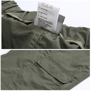 Pantalones de secado rápido con logotipo personalizado para hombre y <span class=keywords><strong>mujer</strong></span>, pantalón de dos piezas <span class=keywords><strong>desmontable</strong></span> para exteriores, transpirable, pesca y <span class=keywords><strong>senderismo</strong></span> - Product Image 6