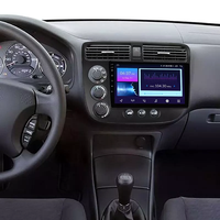 Kit de instalación estéreo para coche Honda Civic, Panel Fascia, cubierta adaptadora de marco de Radio, 2005