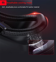 Boîte de réalité virtuelle pour téléphone portable de 4,7 à 7 pouces, vidéos intelligentes 3D, lunettes VR, expérience immersive, casque VR avec écouteurs G04EA