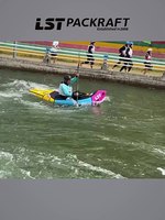 Packraft gonflable pliable léger LST TPU 0,75 mm d'épaisseur pour la pêche en eaux vives et en lacs/rivières, bateau pour 2 personnes HUAMULAN