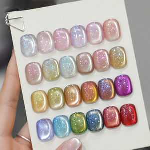 Ailanuo ยาทาเล็บเจลยูวี15มล. 24สีสำหรับแมวสี Xing Ming Yue กาวติดเล็บเหมาะสำหรับ DIY - Product Image 1