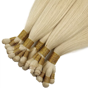 Extensiones de Cabello Tejidas a Mano de Calidad, Doble Trama, 100% Cabello Virgen Remy con Cutícula Alineada, Extensiones de Cabello Tejidas a Mano Premium - Product Image 5