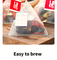 Tisane aux six trésors de ginseng OEM, mélange naturel avec goji, mûre et jujube rouge, 30 sachets, thé bien-être