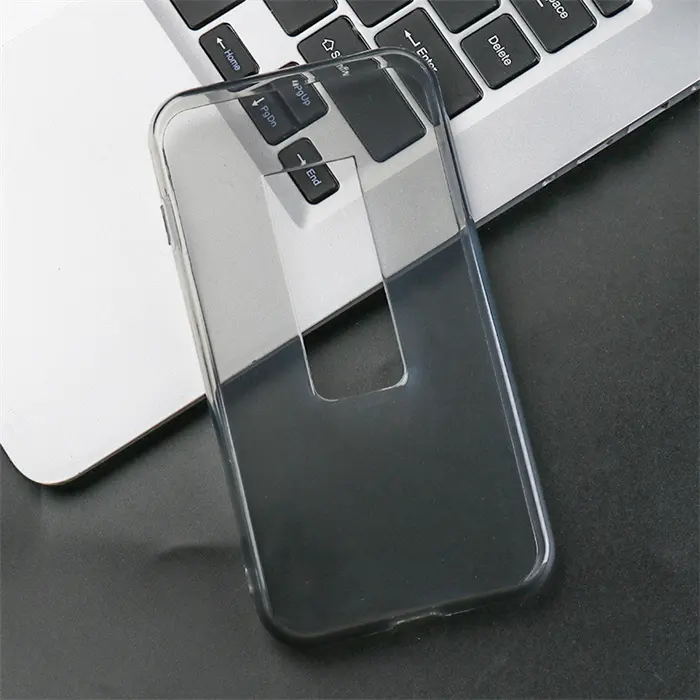 Soft Phone Cover for Samsung Galaxy 5G Mobile Wifi SCR01 Japanese Model Shockproof Transparent Grey TPU Case