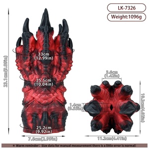 Masturbador Masculino GEEBA con Diseño de Garras de Animales de Fantasía, Copa Estimuladora de Silicona de Grado Médico, Colorida, para Hombres, Juguetes Sexuales de Bolsillo - Product Image 2