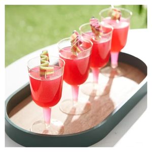 Copas <span class=keywords><strong>de</strong></span> Vino Desechables <span class=keywords><strong>de</strong></span> Plástico, Copas <span class=keywords><strong>de</strong></span> Champán con Purpurina Dorada, Copas <span class=keywords><strong>de</strong></span> Cóctel para Bodas, Fiestas <span class=keywords><strong>de</strong></span> Cumpleaños, Navidad - Product Image 3