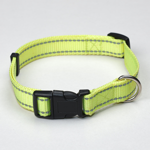 Светоотражающая персонализированная лента на заказ: выберите базовый цвет, светоотражающая лента с вашим логотипом для воротника - Product Image 1