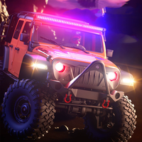 Camion RC Crawler 4x4 à l'échelle 1/10 RUBICON RTR avec moteur brossé 550 et lumières LED, résistant aux éclaboussures IPX4