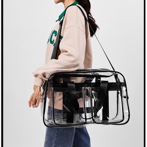 High Quality Transparent <b>Travel</b> Duffel Bag Trendy Cool Fitness Yoga <b>Handbag</b> Lightweight Large Capacity Portable Gym Bag - Product Image 4