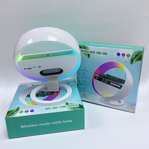 G आकार समतल करने वाले स्पीकर एफएम रेडियो स्पीकर यूएसबी एमपी 3 प्लेयर अलार्म लौ के साथ प्रकाश कंप्यूटर स्पीकर जी 5 के लिए - Product Image 3