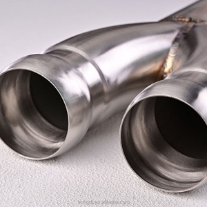 ท่อไอเสียกลางสแตนเลสแบบเดี่ยว ผิวขัดเงา พร้อมเหล็กยึด สำหรับ M3/M4 G80/G82/G83 ความหนา 1.5 มม. รับประกัน 5 ปี - Product Image 5