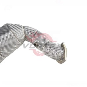 Système d'échappement OPF en acier inoxydable SS304 poli miroir de 1,5 mm d'épaisseur haute performance VORTEX pour Porsche Urus - Product Image 6