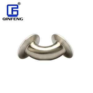 PFA 안감 위생 90 도 팔꿈치, ISO/DIN/SMS 3A 트라이 클램프 피팅, 316L 스테인리스 스틸 - Product Image 4