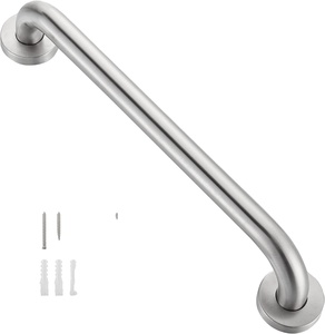 Barra <span class=keywords><strong>de</strong></span> Apoyo <span class=keywords><strong>de</strong></span> Acero Inoxidable 304 para Montar en la Pared, Pasamanos <span class=keywords><strong>Auxiliar</strong></span> Moderno para Baño - Product Image 2