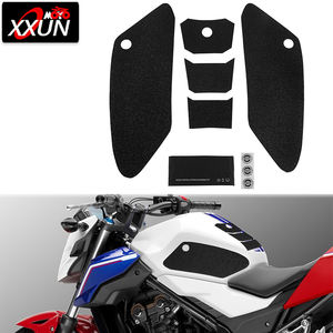 Accessoires de moto XXUN Protection de réservoir en caoutchouc Protection de réservoir de carburant Autocollant de réservoir pour <span class=keywords><strong>Honda</strong></span> CB500F <span class=keywords><strong>CB</strong></span> <span class=keywords><strong>500</strong></span> F <span class=keywords><strong>CB</strong></span> 500F 2016 2017 <span class=keywords><strong>2018</strong></span> - Product Image 1