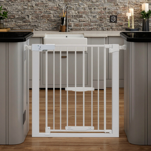 Barrière de sécurité pour bébé en métal, facile à installer, pour escalier, fixation par pression, barrière de sécurité pour enfant - Product Image 3