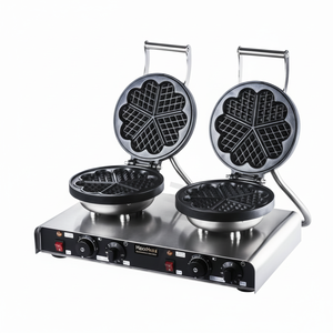 Kitchbox Industrial Commercial Flower <b>Waffle</b> <b>Maker</b> (Pack of 2) - Product Image 1
