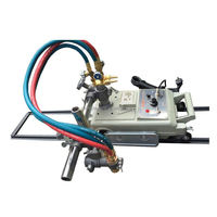 Machine de découpe au gaz à double flamme mini portable pour tôle métallique pour travaux sur le terrain