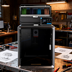 Compact Auto-Leveling Desktop <b>3D</b> <b>Printer</b> with Silent Motherboard and AI Camera for Monitoring Prints - Product Image 2