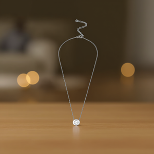 Collar con Colgante de Acero Inoxidable Angelina G Tag, Cadena de Serpiente, Joyería Minimalista de Moda, Regalo Unisex para Uso Diario - Product Image 2