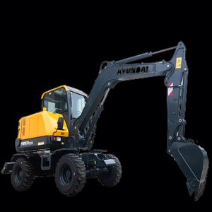 Nuevas Excavadoras de Ruedas Mini Hyundai Hw60ECO Hw80 de 6 Toneladas, Maquinaria de Construcción, Excavadoras de Ruedas Mini Hyundai Hw60 Hw80 en Venta - Product Image 1