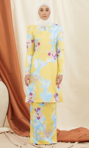 SIPO Custom Baju Raya Fesyen Embroidery Muslim Women Dress Kebaya Malaysia Modern Baju Kurung - Product Image 4