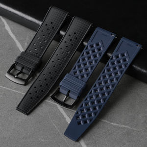 שחרור מהיר fkm גומי רצועת שעון עבור קומעות בסגנון 20 מ "מ 22 מ" מ שעון החלפת רצועה עבור גברים נשים - Product Image 3