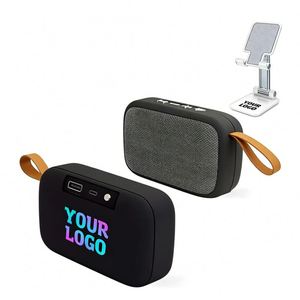 Haut-parleurs portables miniatures personnalisés avec logo, basses puissantes, étanches, pour événements promotionnels et cadeaux d'entreprise - Product Image 1