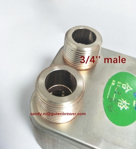 20 30 40 placas, piezas de elaboración de cerveza, intercambiador de calor de placas/enfriador de placa de mosto de elaboración casera/accesorios de elaboración de cerveza - Product Image 6