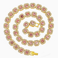 Collier unisexe plaqué or chaîne à maillons personnalisable accessoire de mode pour hommes et femmes pour la fête d'inspiration chrétienne