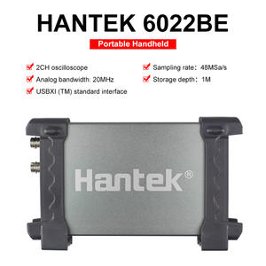 한텍 6022BE PC USB 휴대용 오실로스코프 디지털 저장 2채널 20MHz 48MSa/s 오실로스코프 - Product Image 2