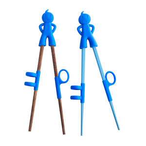 Cute Rag Cubs <span class=keywords><strong>aprendizaje</strong></span> entrenamiento <span class=keywords><strong>palillos</strong></span> <span class=keywords><strong>aprendizaje</strong></span> caja <span class=keywords><strong>de</strong></span> almuerzo accesorios plástico chino niños 1 par Rosa rojo azul - Product Image 1