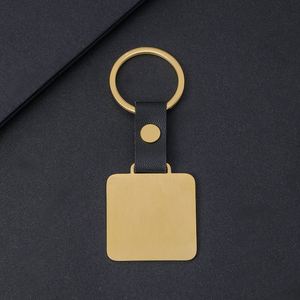 Porte-clés personnalisé en acier inoxydable avec gravure laser, impression UV couleur, forme cube, boucle en cuir, pour festival - Product Image 3