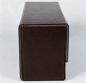 Elegante Caja de Almacenamiento de Cuero PU Color Marrón con Cierre Magnético, Capacidad para 220 Tarjetas TCG/CCG - Product Image 4
