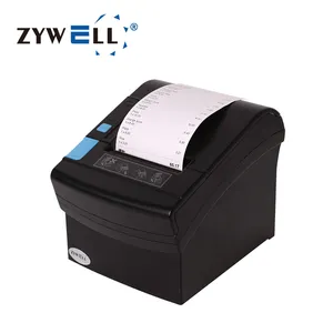 Ready to ship thermal receipt printer Zywell 80mm paper POS machine zy906 billing printer