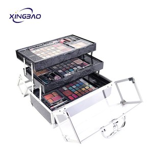 <span class=keywords><strong>Maquillaje</strong></span> cosmético <span class=keywords><strong>Kit</strong></span> <span class=keywords><strong>de</strong></span> <span class=keywords><strong>maquillaje</strong></span> <span class=keywords><strong>barato</strong></span> <span class=keywords><strong>de</strong></span> marca <span class=keywords><strong>completo</strong></span> OEM portátil para mujer Estuche <span class=keywords><strong>de</strong></span> belleza <span class=keywords><strong>de</strong></span> aluminio Cajas <span class=keywords><strong>de</strong></span> - Product Image 1