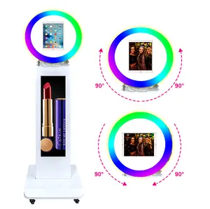 TOP Hot selling Ipad Social Wedding Shooting Selfie New Live Streaming Universal Machine Party Selfie Photo Booth led neon sign