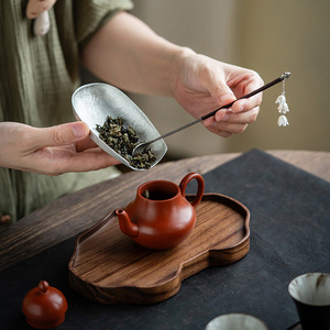 Guanlan Handmade <b>Tea</b> Scoop Cone Shape Household <b>Tea</b> Dispenser <b>Tea</b> <b>Set</b> Accessories - Product Image 3