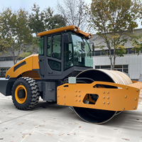 Compacteur vibrant hydraulique de 12 tonnes, moteur Cummins, modèle HXS12, faible coût d'entretien pour le compactage de l'asphalte et du sol