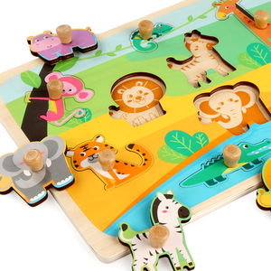 Éducation précoce enfants en bois main saisir conseil dinosaure Animal numéro forme 3D Puzzle jouet préscolaire Montessori jeux <span class=keywords><strong>pour</strong></span> <span class=keywords><strong>les</strong></span> enfants - Product Image 4