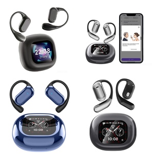 Écouteurs de traduction linguistique IA OWS pour <span class=keywords><strong>Android</strong></span> et <span class=keywords><strong>iPhone</strong></span> avec 144 langues en ligne, écouteurs sans fil en temps réel pour les voyages, nouveauté - Product Image 1