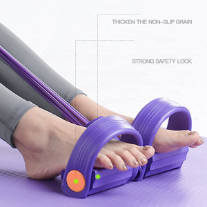 4 cordes de traction élastiques résistantes exercice ventre gymnastique à domicile <span class=keywords><strong>Sport</strong></span> entraînement bandes élastiques bande de résistance pour le Fitness - Product Image 5