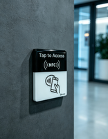 Autocollant intelligent NFC RFID personnalisé, étanche, réinscriptible, avec puce 213 215 216, plaque Google Review, étiquette époxy RFID NFC avec logo