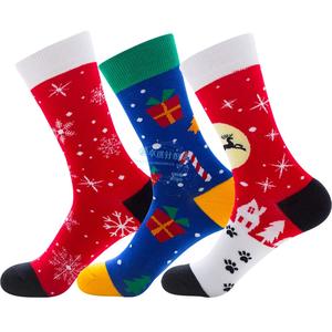 En gros Cmax Unisexe Femmes Hommes Sublimation Logo Personnalisé Impression Broderie Chaussettes De Noël - Product Image 3