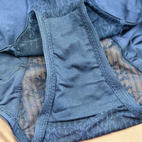 Nouvel Arrivage – Culottes en Dentelle Unie en Maille Transparente avec Logo Personnalisé, Respirantes, Idéales pour les Soirées Romantiques
