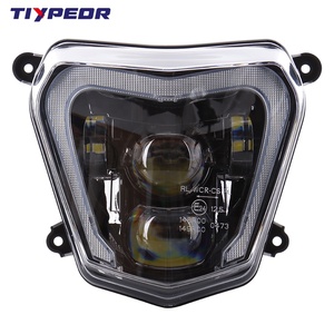Faro Delantero para Motocicleta TIYPEOR para KTM <span class=keywords><strong>Motocross</strong></span>, LED para <span class=keywords><strong>Duke</strong></span> 690 2012-2019/<span class=keywords><strong>Duke</strong></span> 690R 2013-2017, Faro Delantero de Proyección para Motocicleta Todoterreno con Certificación Emark - Product Image 2