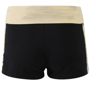 Nuovi arrivi pantaloni da <span class=keywords><strong>donna</strong></span> in colore a contrasto <span class=keywords><strong>con</strong></span> stampa Logo personalizzati piegati su cintura in cotone morbidi <span class=keywords><strong>pantaloncini</strong></span> traspiranti - Product Image 6