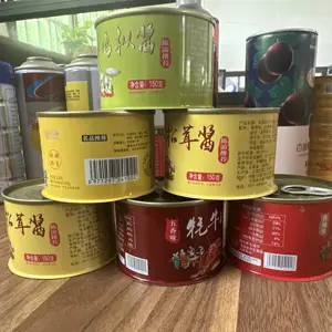 खाद्य पैकेजिंग के लिए आसान खुले ढक्कन के साथ बिना मुद्रित किए खाली खाद्य ग्रेड टिन कैन धातु टिन कैन